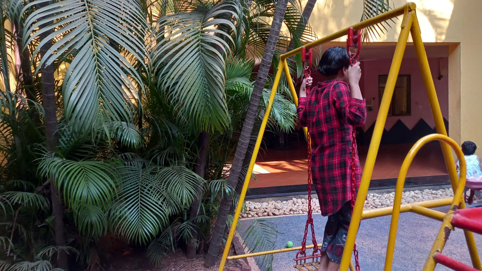 ADOPTION: Girl in the ground floor play area at our child care centre
