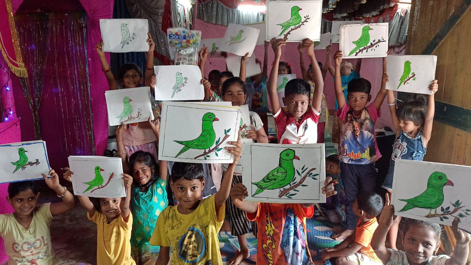 EDUCATION: Art class at our Sambhaji Nagar community centre