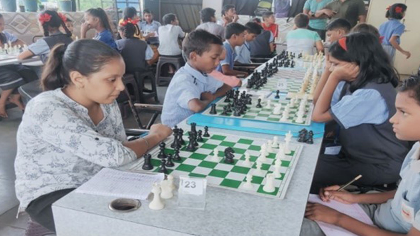 EDUCATION: Chess coaching at our Saibaba Nagar community centre