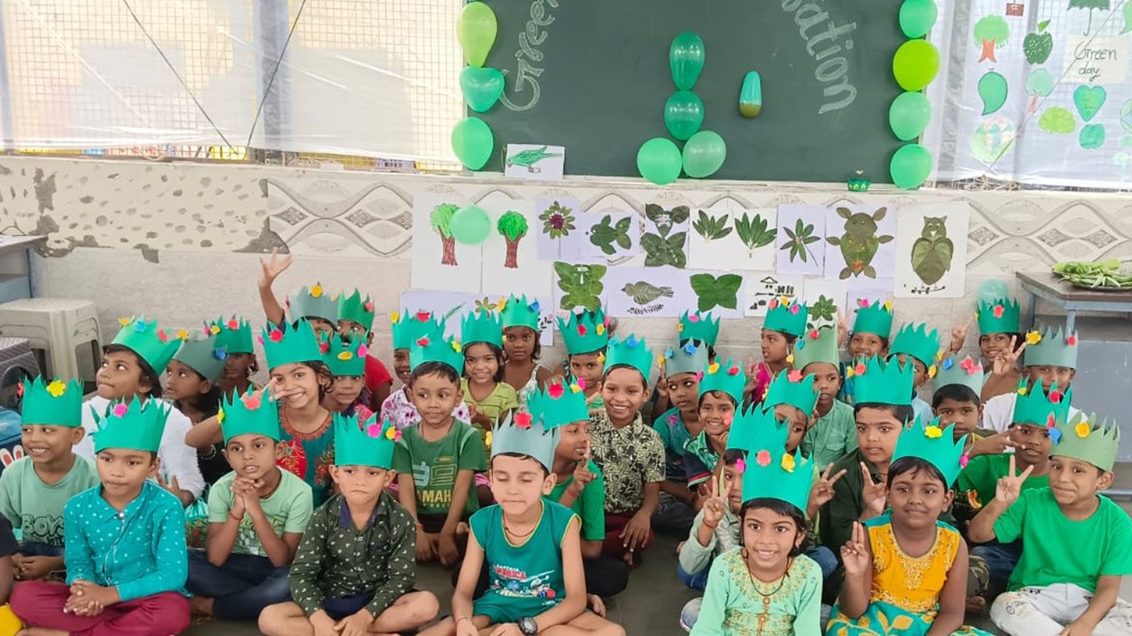 EDUCATION: Green Day celebrations at our Saibaba Nagar community centre