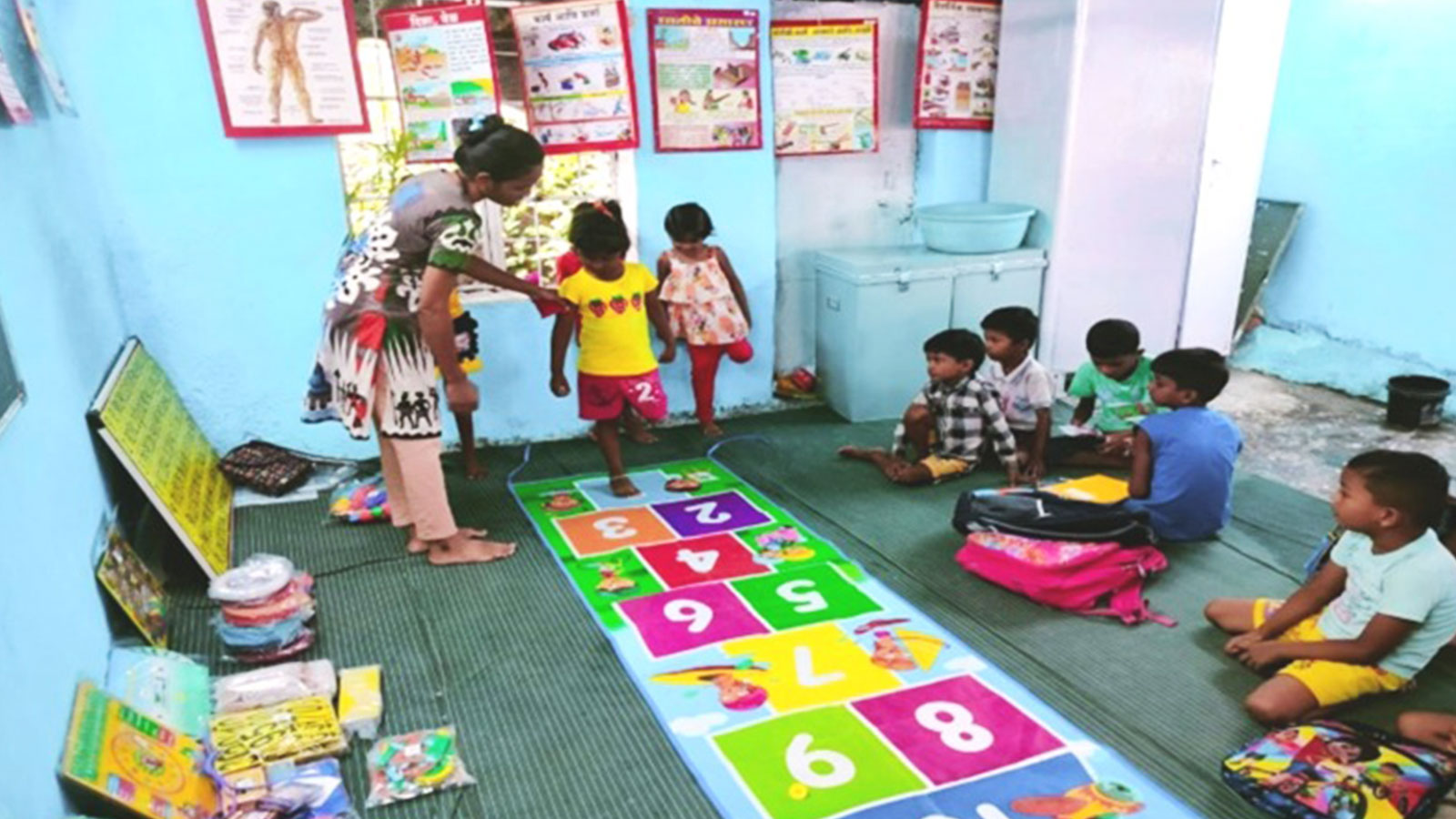 EDUCATION: Balwadi at our D.R Patil Quarry community centre