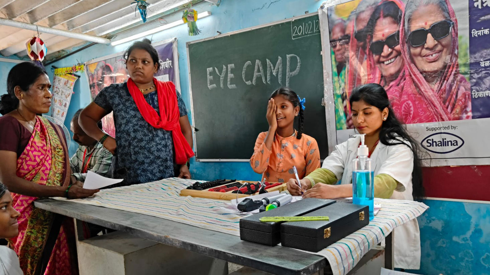 EVENTS: Eye camp at our D.R. Patil community Quarry centre