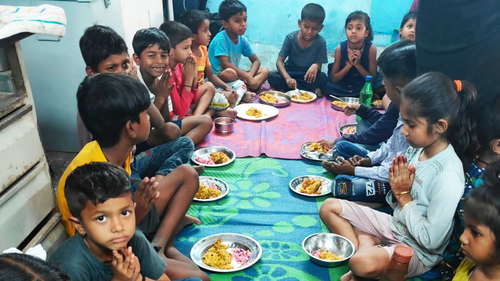 EVENTS: Chicken biryani meal for Holi at our D.R. Patil community centre