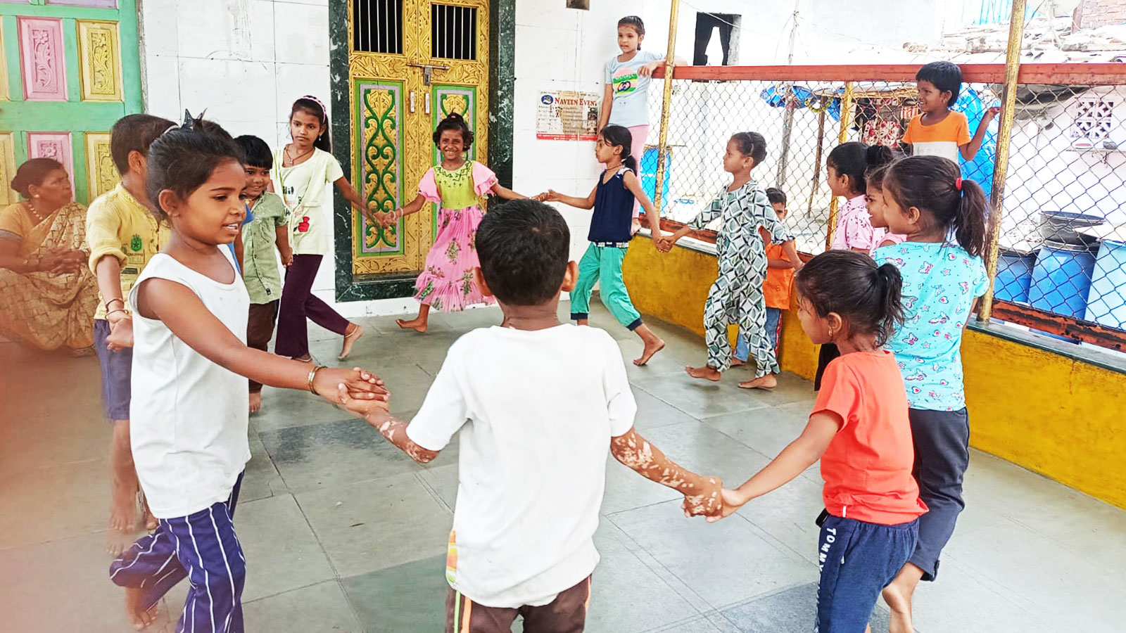 COMMUNITY UPLIFT: Summer camp at our Bonsari Quarry community centre