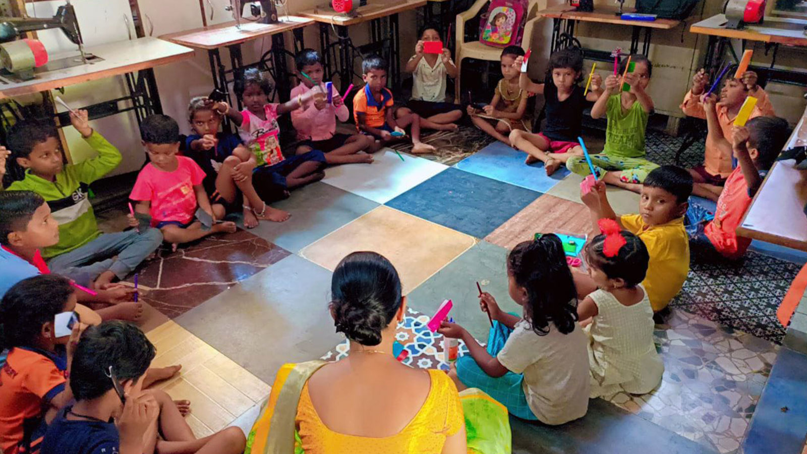 COMMUNITY UPLIFT: Summer camp at our Ramesh Metal Quarry community centre