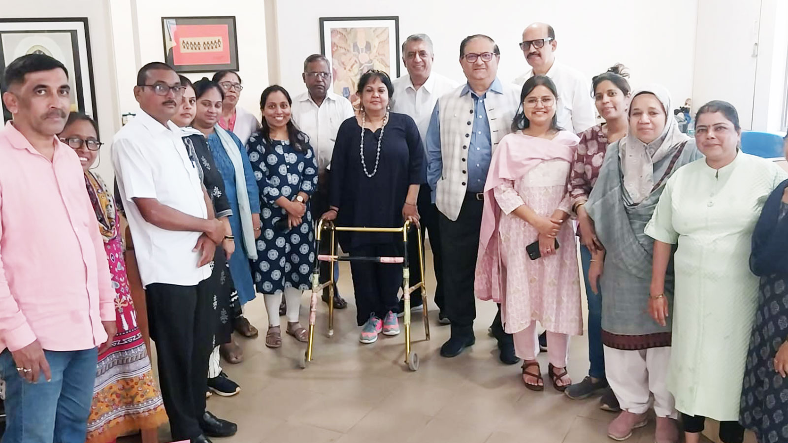 EVENTS: Ms Deepika Singh of Tata Steel Foundation with CWIT's team