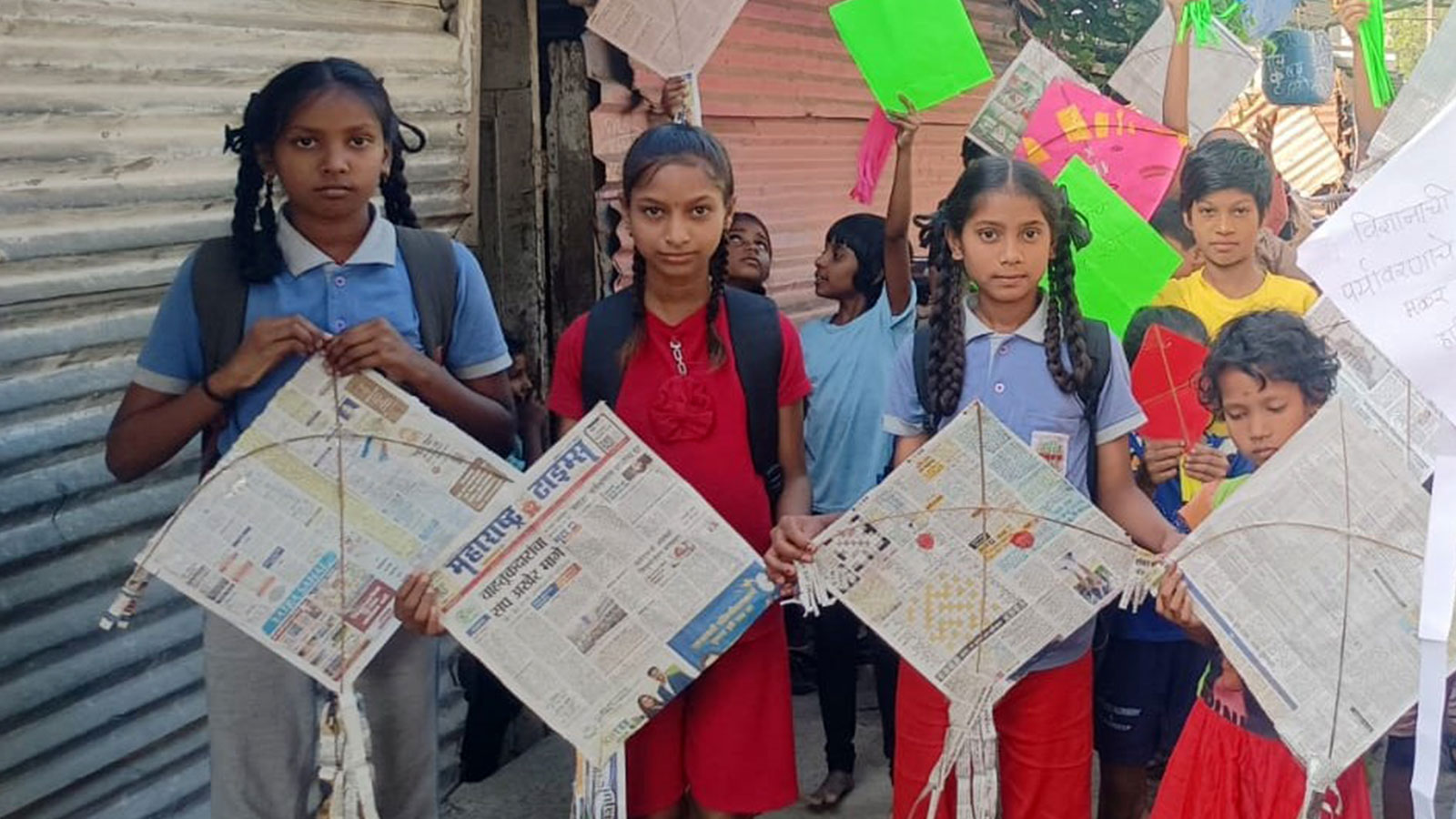 EMPOWERING GIRLS: Kite flying