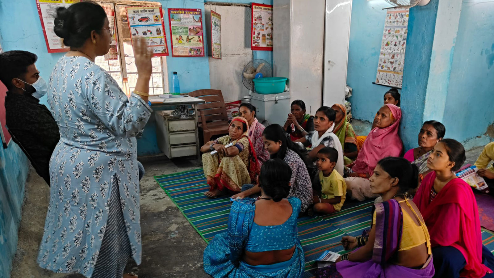HEALTH: TB awareness session at our D.R. Patil Quarry community centre