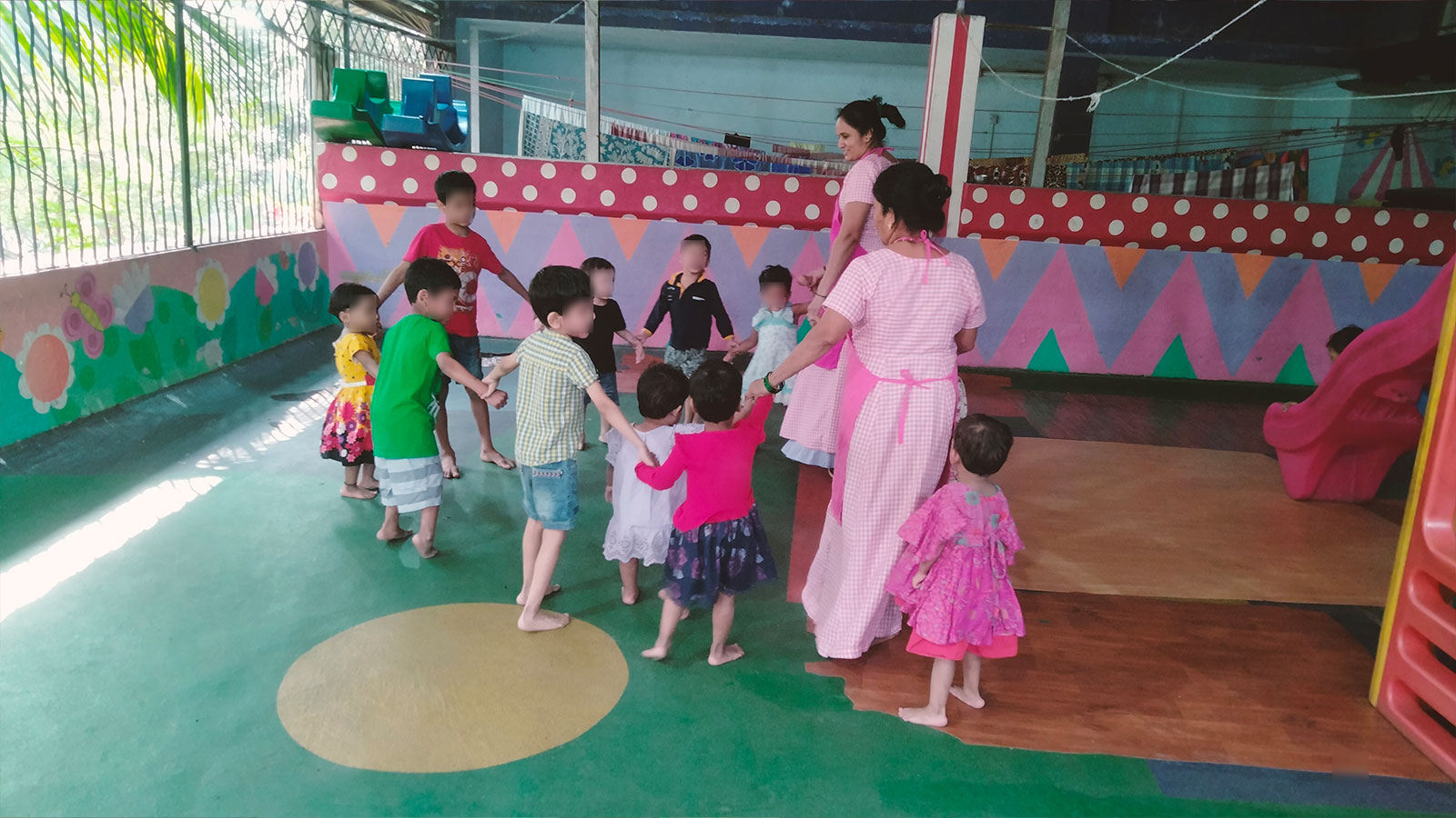 HEALTH: Physical activity in the play area at our child care centre