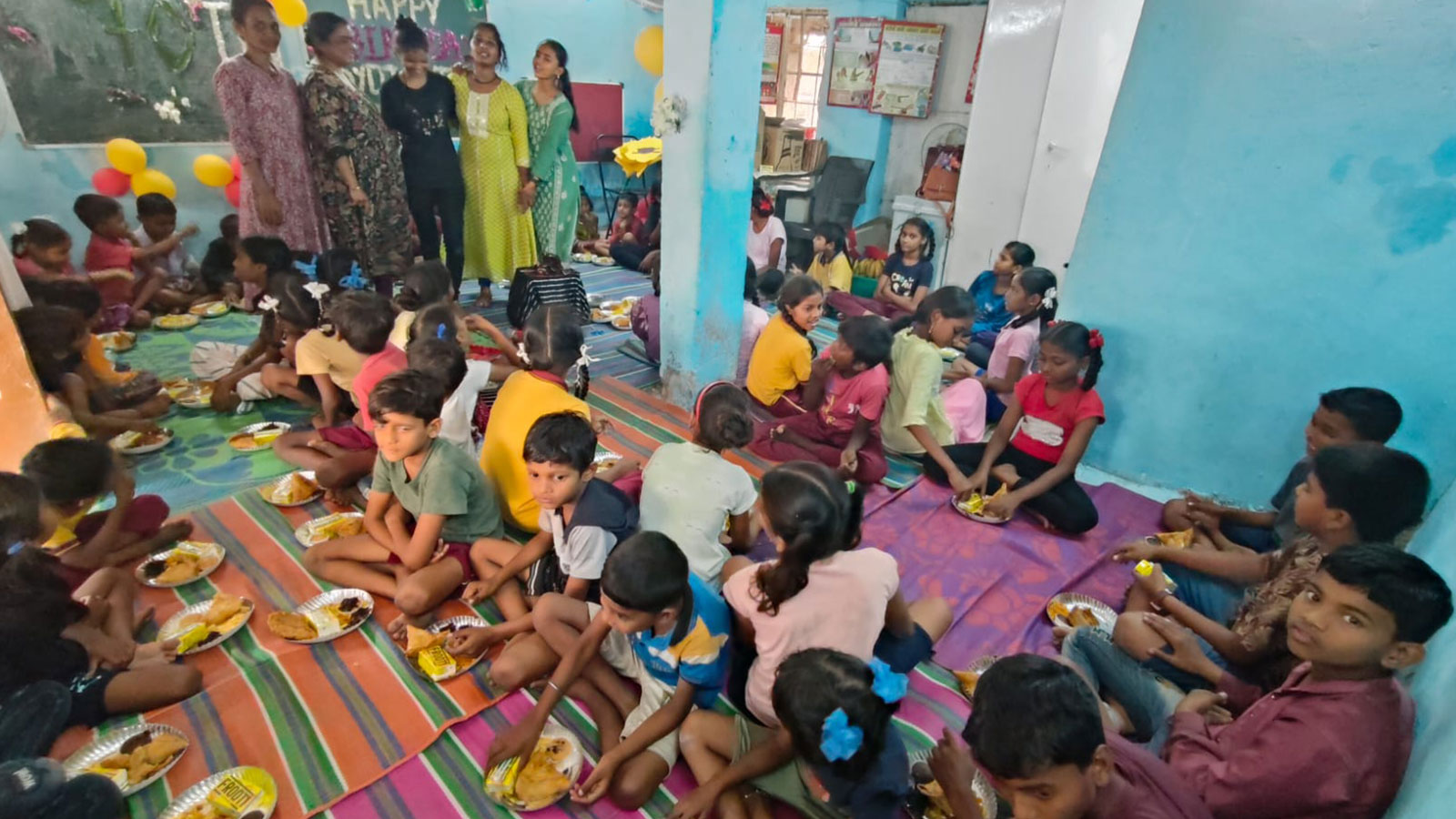 HEALTH: Healthy snack at our D.R. Patil Quarry community centre